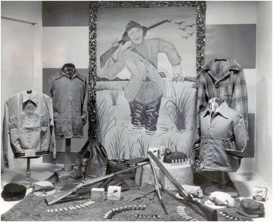 Cobbes' of Feilding display & advertising work by Peter Pitman