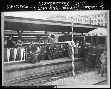 Image: Inaugural ceremony at Wellington Railway Station of the electrification of the Johnsonville Line
