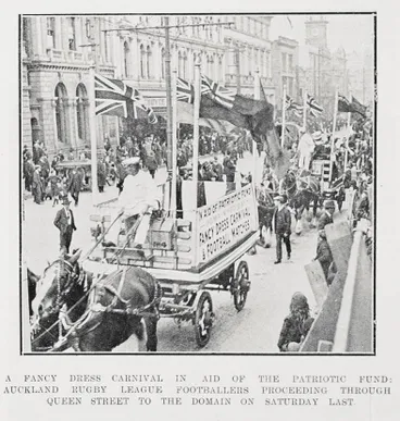 Image: A fancy dress carnival in aid of the patriotic fund