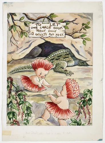 Image: Acres, Avis, 1910-1994 :Mrs Shearwater had a room to let. [1955-56].