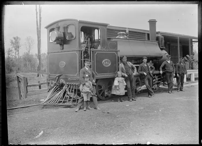 F Class locomotive, NZR 181, 0-6-0T type.