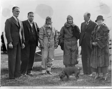 Image: Jean Batten visits Hamilton