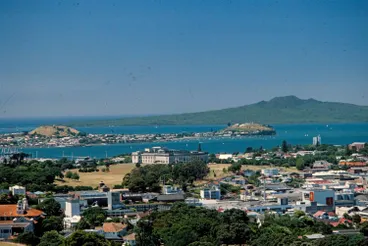 Image: Waitematā Harbour and Rangitoto from Mount Eden