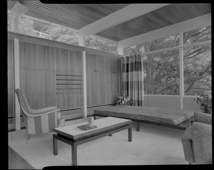 Living room interior, Winkler house, Wellington