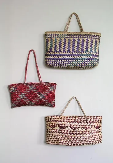 Image: Flax kete