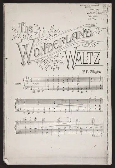 Image: The wonderland waltz / F.C. Elliston.