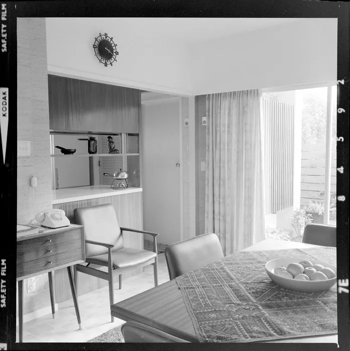 Tuston house, part view of dining room to kitchen