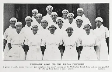 Image: Wellington girls for the dental profession