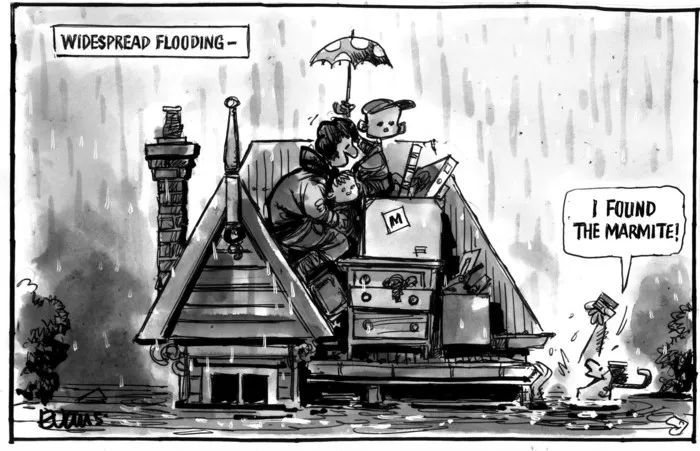 Evans, Malcolm Paul, 1945- :Widespread flooding - 'I found the marmite!' 20 March 2012