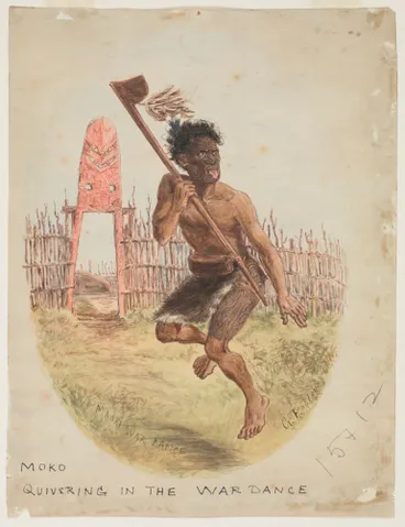 Image: Maori war dance