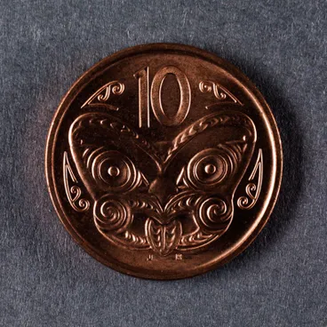 Image: Reserve Bank of New Zealand 2000 Ten Cents Fourth Portrait