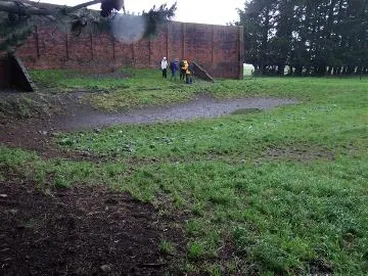 Brick wall, Featherston Military Camp : digital image Image: Brick wall, Featherston Military Camp : digital image