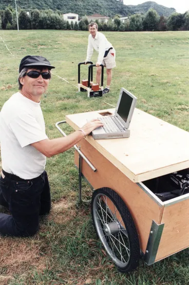 Image: Totara Park; Wellington fault; ground-penetrating radar.