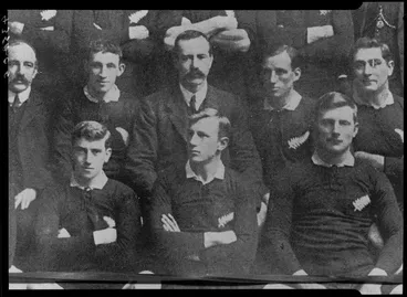 Image: Unidentified All Blacks, New Zealand representative rugby union team