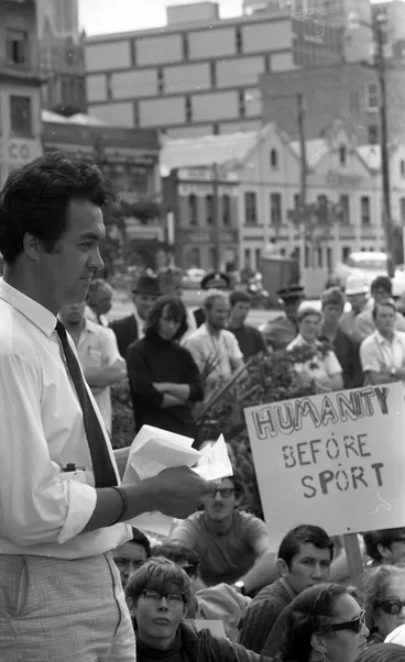 Image: Anti SA tour demonstration