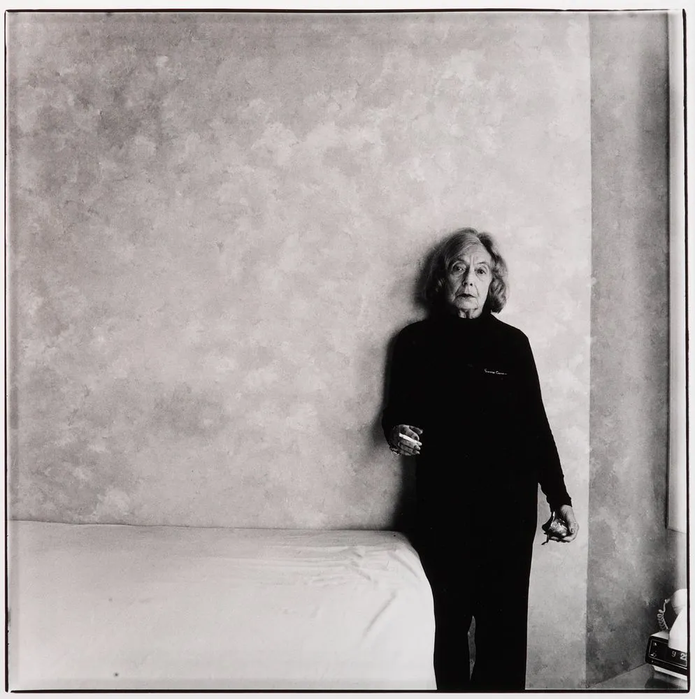 Louise Henderson, Auckland, 1987. From the series: Artists' portraits