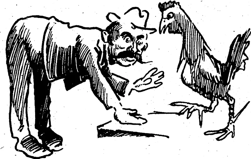 MICK WALSH'S LATEST ADDITION TO THE FAMILY. Mick: And so they call you a Japanese parrot! Bedad, I'm thinking it's ' more fighting than talking you'll do. (Observer, 27 May 1905)