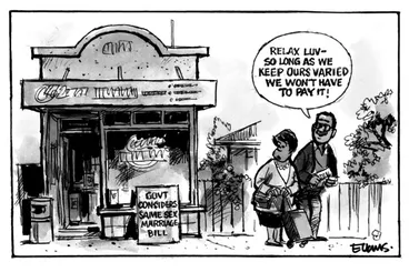 Image: Evans, Malcolm Paul, 1945- :[Same Sex Marriage Bill]. 1 April 2013