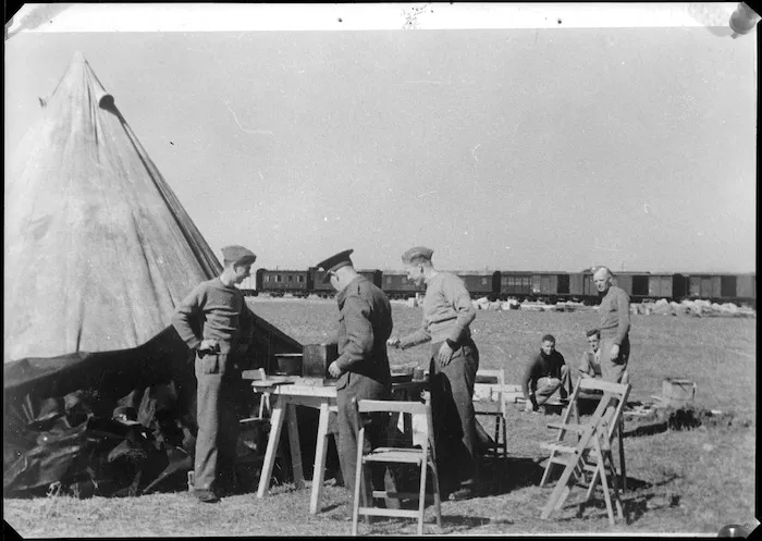 1 NZ General Hospital near the railhead in Greece