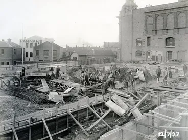 Image: Foundation Work - Dunedin Town Hall