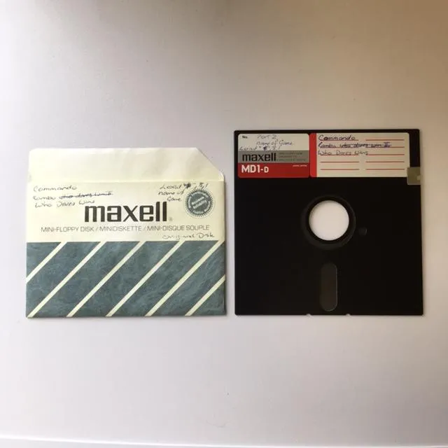 Floppy Disk Compilation of Games for Commodore 64