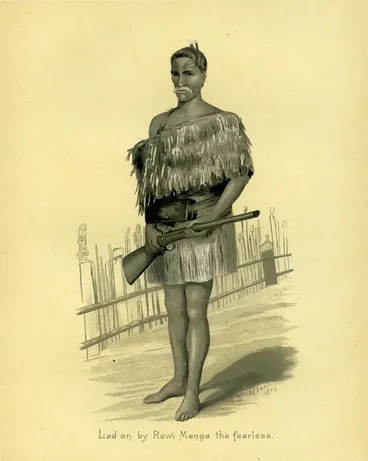 Drawing of Rewi Maniapoto Image: Drawing of Rewi Maniapoto