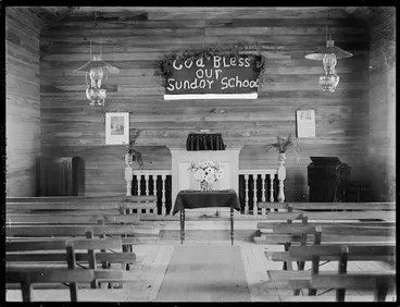 Image: Church interior, looking towards the altar