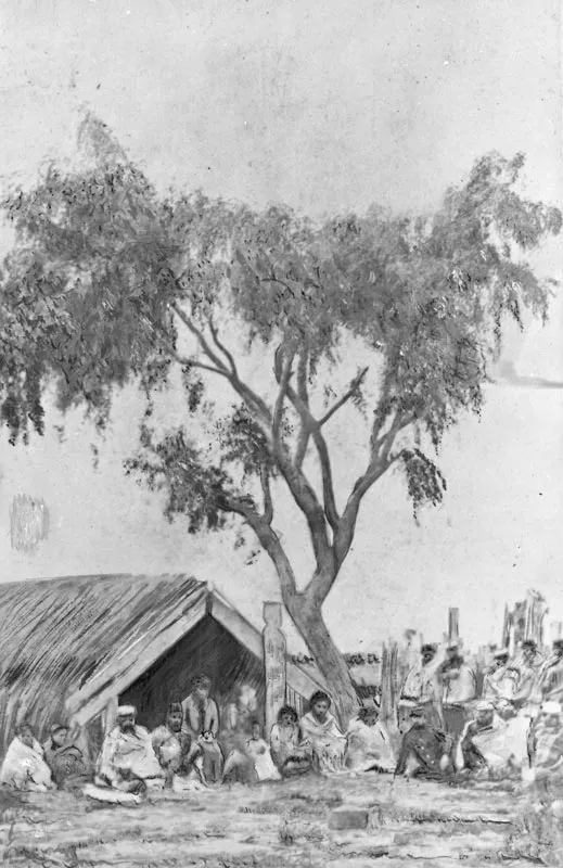 Site of Carl Völkner's hanging, 1870s