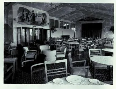 Tasman Roof Restaurant mural.