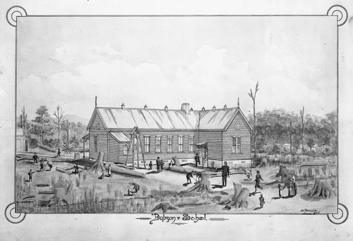 Bennie, James, 1874-1945 :Dobson School, [15 August] 1887
