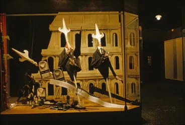 Image: Milne and Choyce window display of men’s suits