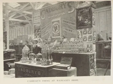 Image: Cadbury's cocoa at Wanganui show
