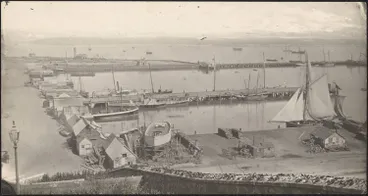 Image: Commercial Bay viewed from Fort Britomart, 1876