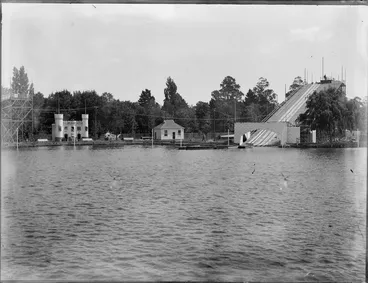 Image: Attractions of the amusement park, Wonderland, New Zealand International Exhibition of 1906-1907, Christchurch