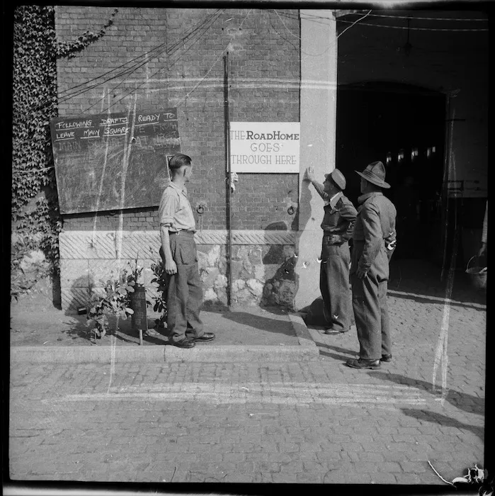 New Zealand former prisoners of war in Brussels - Photograph taken by Lee Hill