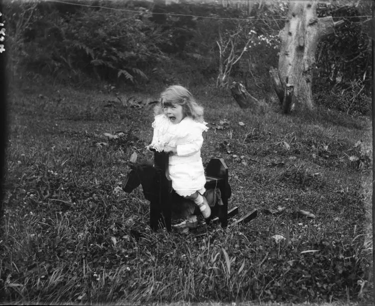 Geoffrey de Montalk at Vallombrosa, Remuera, 1906