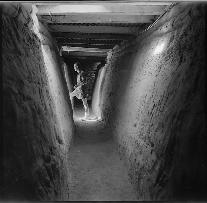 Underground passage at Divisional HQ, Baggush, Egypt