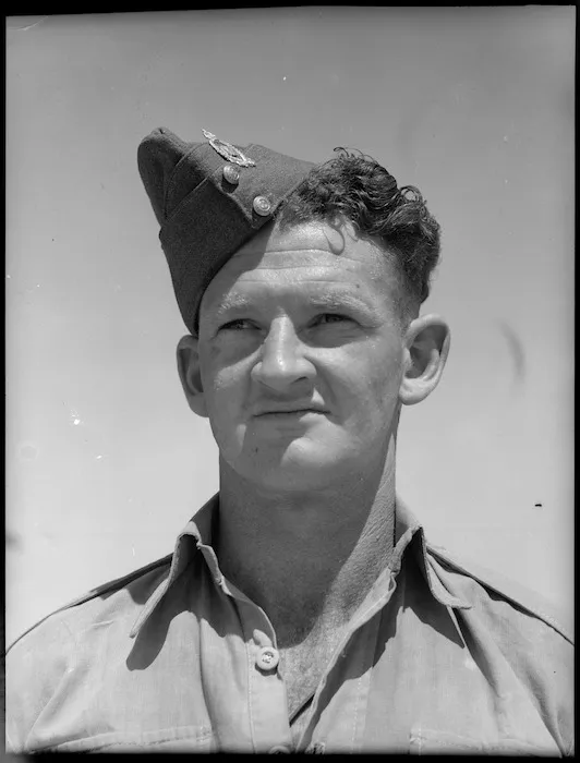 Private H R Russell, MM - Photograph taken by G Bull