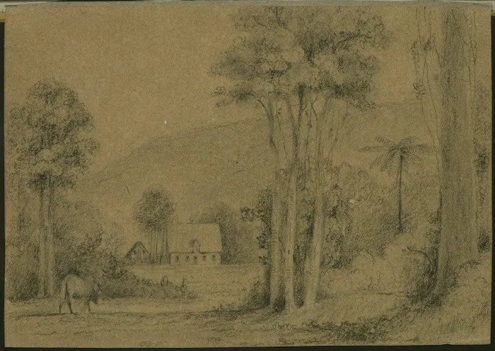Swainson, William, 1789-1855 :[Hawkshead, Hutt Valley home of William Swainson. 184-]