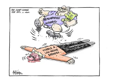 Image: Hubbard, James, 1949- :Pay jump coming for MPs - News. 29 October 2013