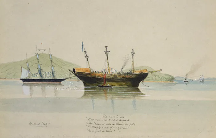Hamley, Joseph Osbertus 1820-1911 :H.M.S. 'Esk' and the prison hulk 'Marion'