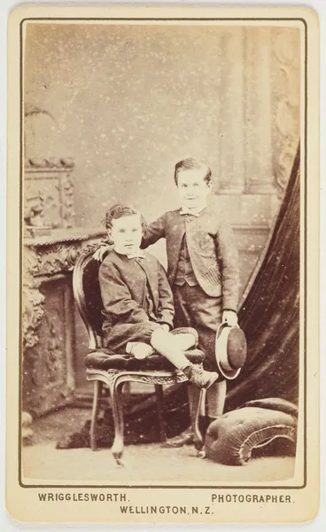 Image: Two young children