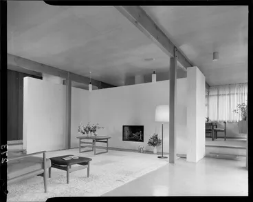 Image: Lounge interior, McKay house, Silverstream, Upper Hutt, Wellington