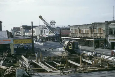 Image: Lowering the railway at Victoria St.