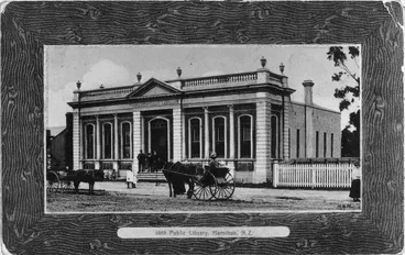 Image: "Public Library, Hamilton, N.Z."