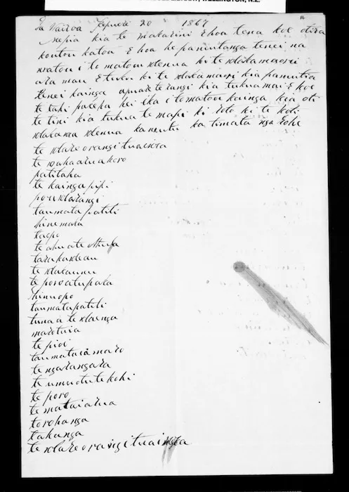 Land agreement accord from Wairoa people to McLean