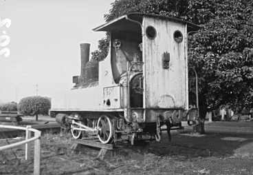 Image: Piha Tramway engine at Ōtāhuhu workshops.