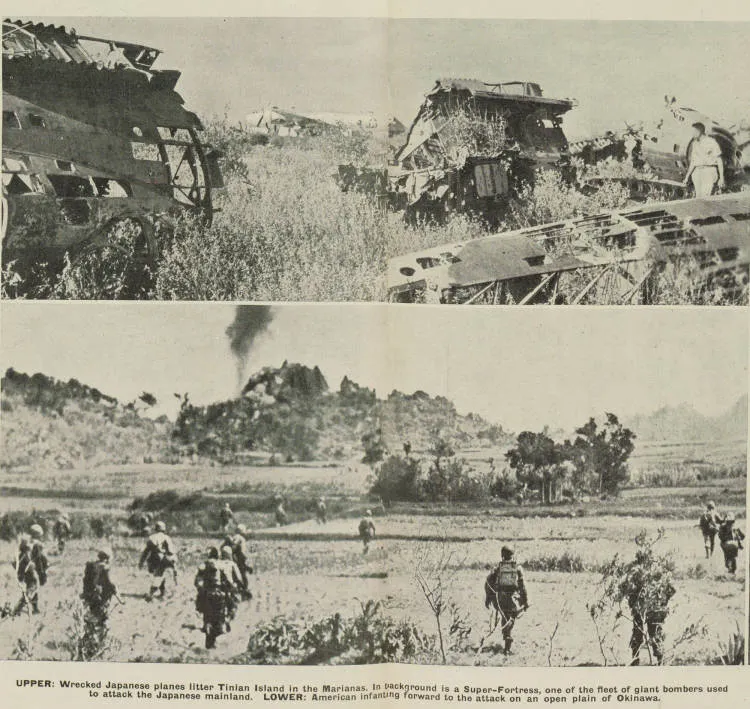 United States forces on Okinawa and in the Marianas