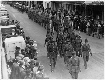 6th Hamilton company NMR - parade at Hamilton for Governor Generals visit Image: 6th Hamilton company NMR - parade at Hamilton for Governor Generals visit
