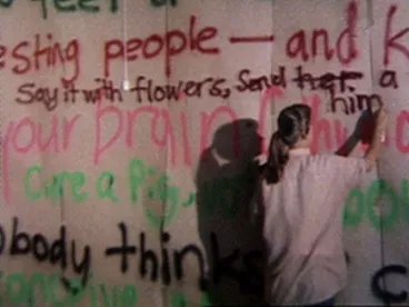 Image: Contact - Writing on the Wall